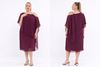 Immagine di CURVY GIRL CHIFFON DRESS WITH SPARKLES ON SHOULDER